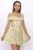Rochie Dama 123061 Alb-Galben | Fashion