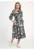 Rochie Dama – Leafy Black V312