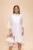 Rochie Dama M80001 Alb | Lamiar