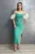 Rochie Dama R2886 Verde Kikiriki