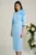 Rochie Dy Fashion bleu de ocazie cu floare maxi