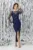 Rochie Fancy Bleumarin