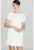 Rochie K147 – eleganta – ecru – poliester 95% elastan 5% –