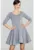 Rochie K227 – gri – poliester