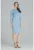Rochie L079 – albastru – poliester