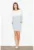 Rochie M510 – gri cu ecru – bumbac – cu buzunare – maneci lungi