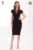 Rochie MBG Collection de seara conica cu peplum