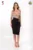 Rochie MBG Collection de seara cu dantela si pense la talie