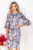 Rochie MBG din tafta lila cu maneci clopot