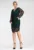 Rochie Mesh – verde – maneci lungi – 100% poliester – elegant –
