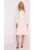 Rochie Midi S414 fildes Maneci lungi – Decolteu rotund – Spate fermoar – Material neted – Captuseala completa