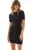Rochie Midi –  Slim Fit – Negru – Tricot –