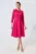 Rochie Moze eleganta cu floare maxi in talie Marilla Fucsia