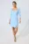 Rochie Moze eleganta cu perle si crepeu pe picior Janice Bleu