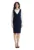 Rochie – Poliester/Viscoza – De zi – Bleumarin