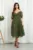 Rochie Rosalinda Kaki