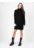 Rochie Tricotata Cu Guler Inalt –