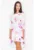Rochie – asimetrica – Poliester – florala – multicolor