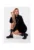 Rochie asimetrica cu fermoar ridicat – negru – 2XL/3XL