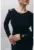 Rochie asimetrica cu maneci lungi