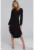 Rochie asimetrica cu volanas –