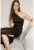 Rochie asimetrica de satin