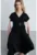 Rochie asimetrica din amestec de lyocell cu curea