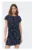 Rochie bleumarin din bumbac