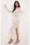 Rochie bodycon cu aspect lucios si decolteu asimetric –
