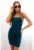 Rochie bodycon cu decolteu sweetheart –