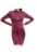 Rochie bodycon cu fenta cu fermoar –