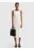 Rochie bodycon midi Maxinsara – Alb