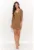 Rochie mini drapata cu decolteu in V