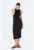 Rochie bodycon si slit pe partea din spate