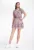 Rochie boho – mini – flori colorate – poliester