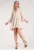 Rochie boho volane – bej – poliester –