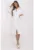 Rochie  bumbac – alb –