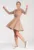 Rochie bumbac – evazata – bej
