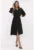 Rochie bumbac – neagra –