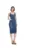 Rochie  bumbac poliester – albastru