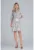 Rochie camasa M849 – carouri – poliester – gri