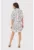 Rochie camasa alba si neagra cu volane DA1743 BLACK/WHITE