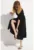Rochie-camasa cu model uni si maneci scurte