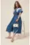 Rochie-camasa din denim cu broderie