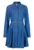 Rochie-camasa din denim cu cordon in talie