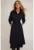 Rochie-camasa din denim cu croiala in A