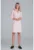 Rochie – camasa – maneci bufante – roz – casual – poliester