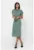 Rochie-camasa midi cu buzunare pe piept
