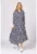 Rochie-camasa midi cu model floral Valida