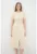 Rochie-camasa midi cu o curea in talie